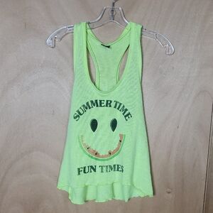 Stranded Vibrant Lime Tank Top